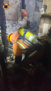Incendio de una vivienda en Alfafar